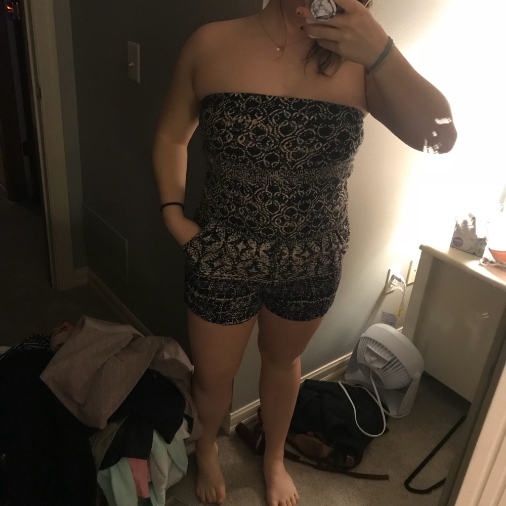 Romper strapless